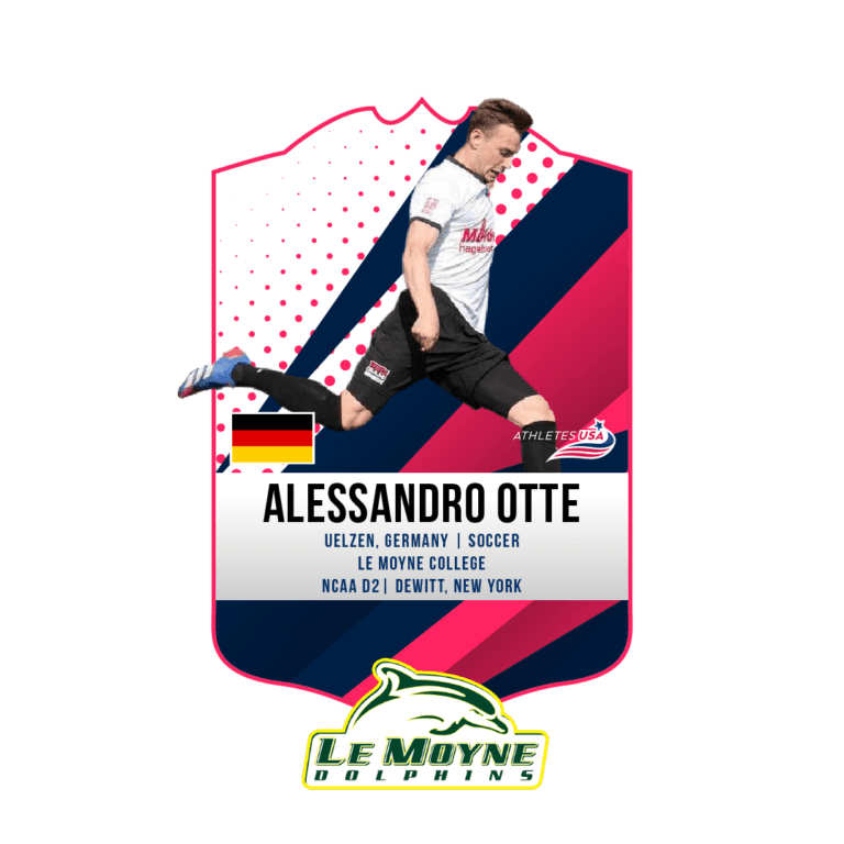 Alessandro Otte - Athletes USA platziert