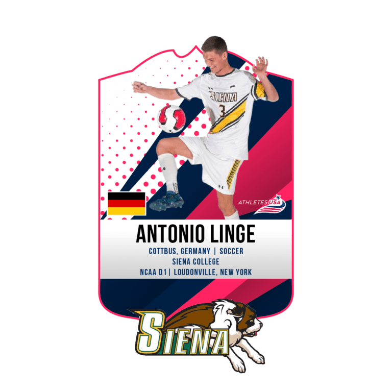 Antonio Linge - Athletes USA platziert