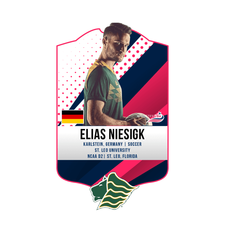Elias Niesigk - Athletes USA platziert