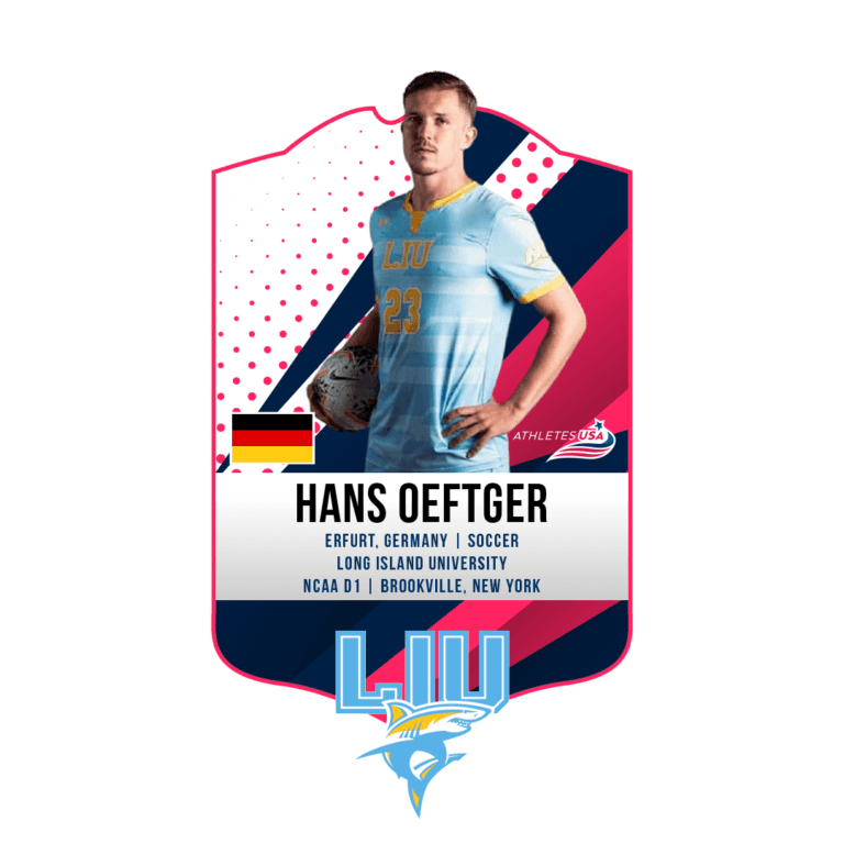 Hans Oeftger - Athletes USA platziert