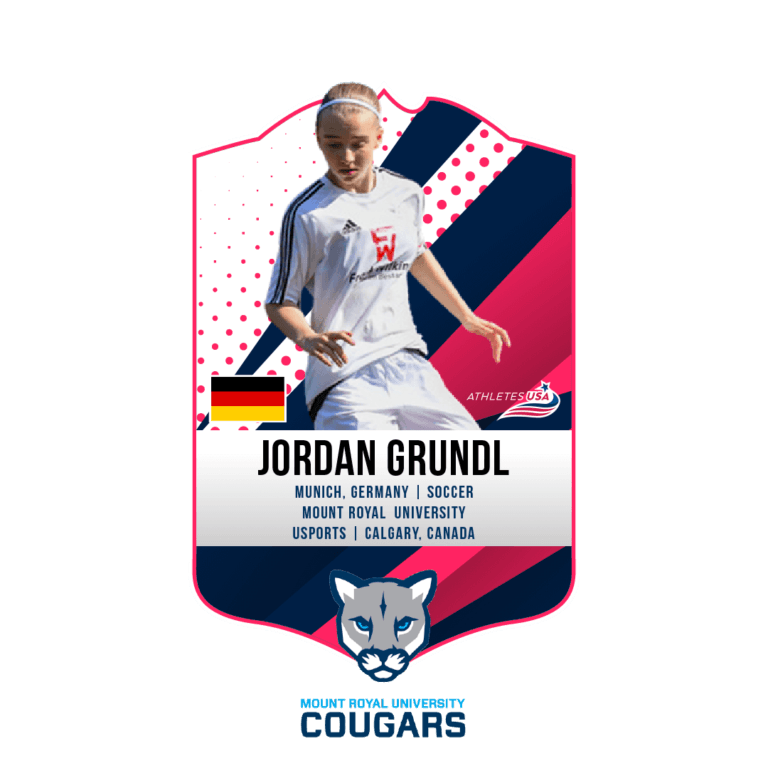 Jordan Grundl - Athletes USA platziert