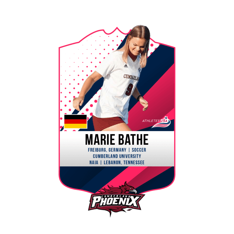 Marie Bathe - Athletes USA platziert