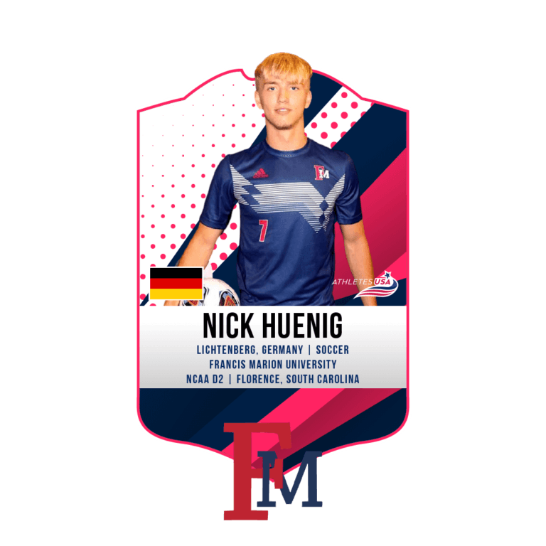 Nick Hünig - Athletes USA platziert