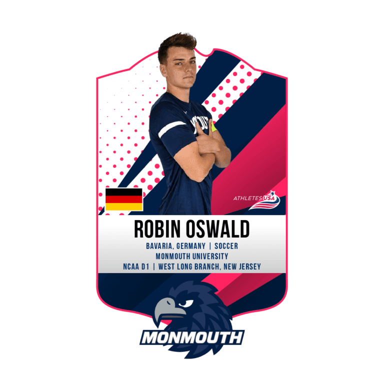 Robin Oswald - Athletes USA platziert