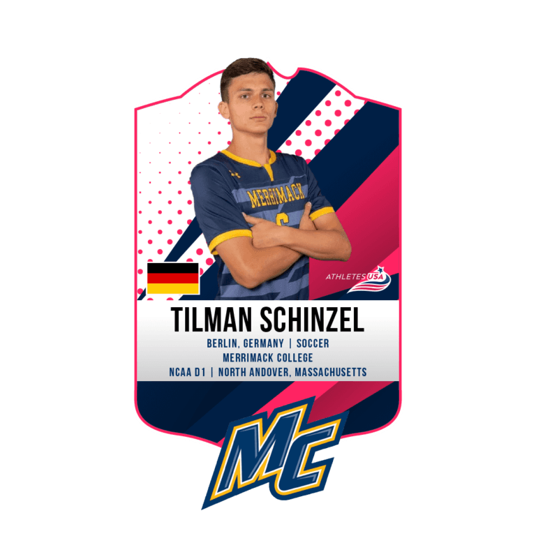 Tilman Schinzel - Athletes USA platziert