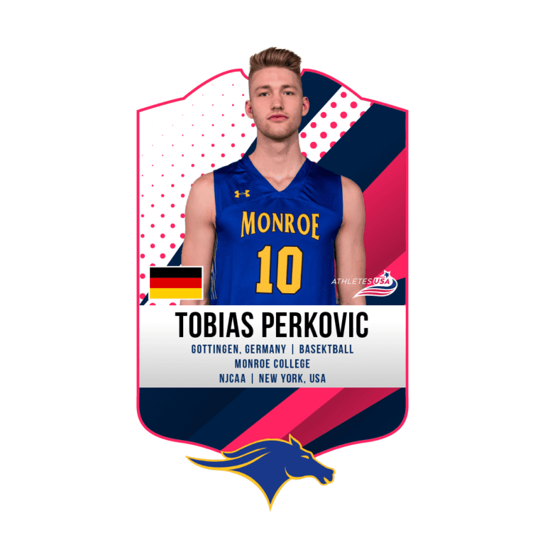 Tobias Perkovic - Athletes USA platziert