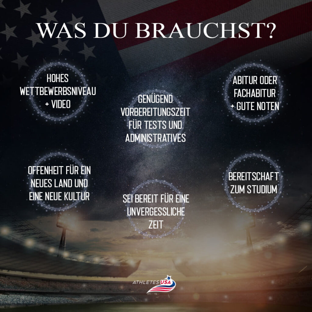 Wie bekommt man ein Sportstipendium - Voraussetzungen